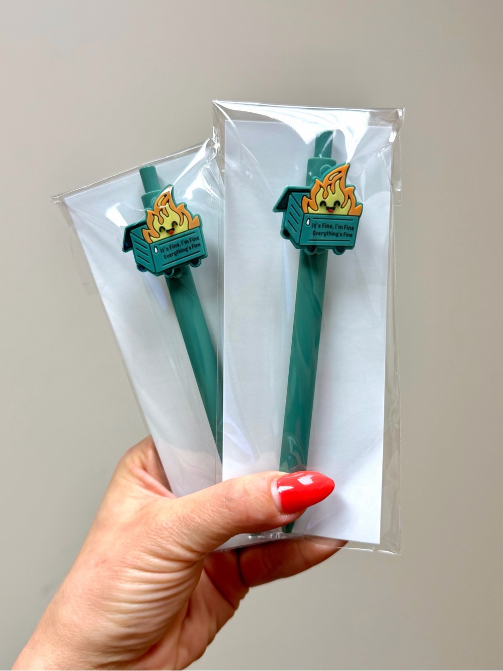 Positive Dumpster Fire Pens 🔥 Funny & Inspirational Gift! (2) - Picture 6 of 10